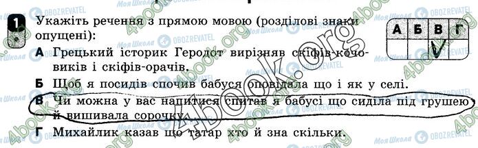 ГДЗ Українська мова 9 клас сторінка В1 (1)